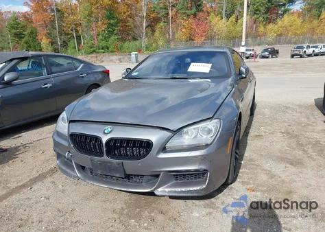 2013 BMW 650I Gran Coupe xDrive из США, поврежденный, VIN WBA6B4C52DDG67914